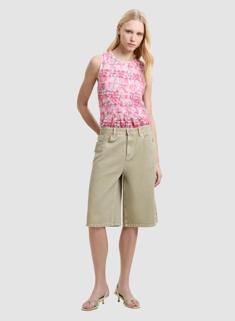 فرنش كونكشن Dallas Denim Shorts